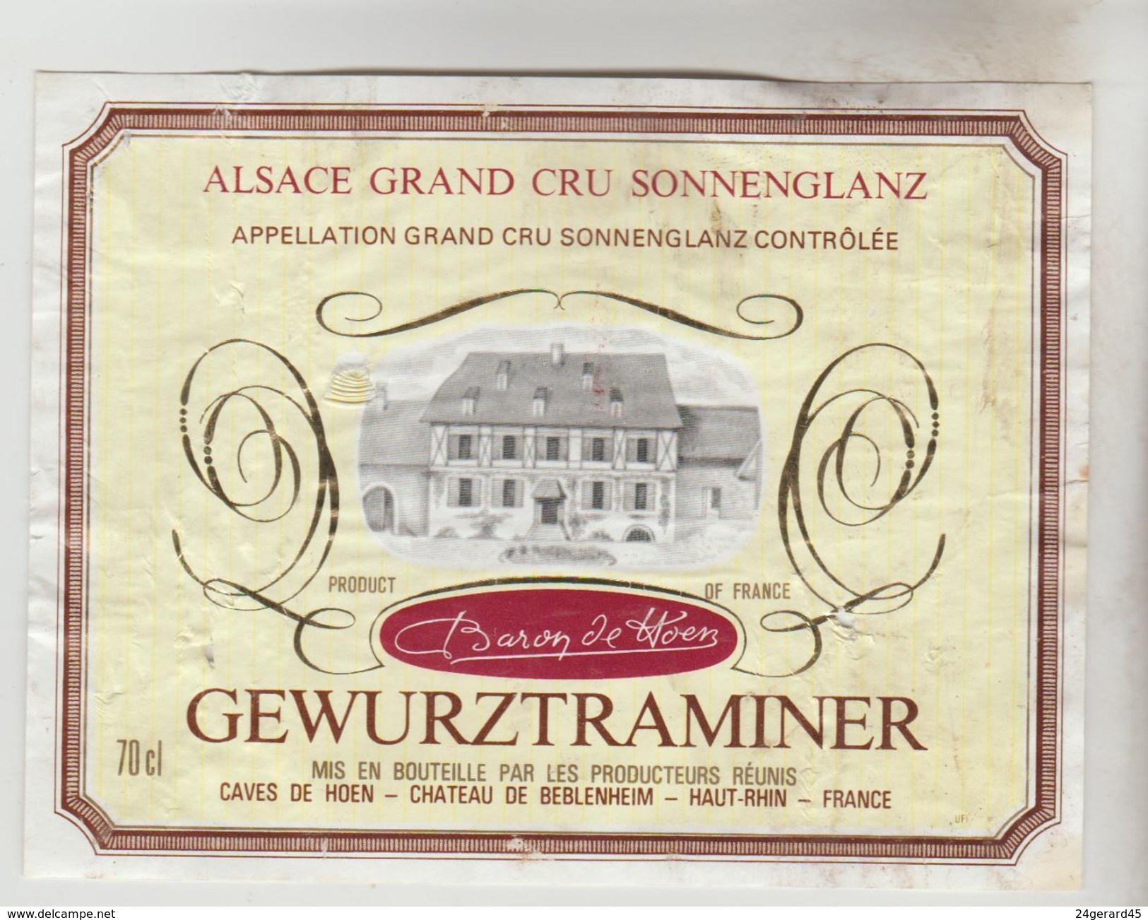 OENOPHILIE 6 ETIQUETTES VINS D'ALSACE - Gewurztraminer J.Riehl, Eguisheim, Domaine Bouxhof, A.Mauler94, K.SChiele97, Ca - Gewurztraminer