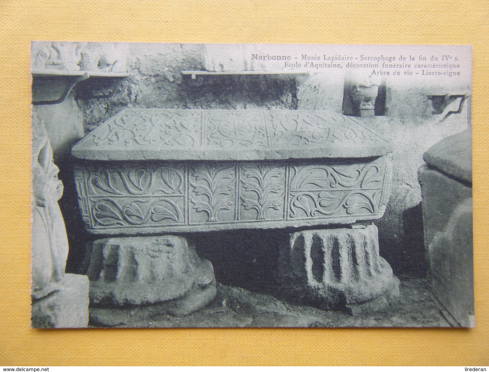 NARBONNE. Le Musée Lapidaire. Le Sarcophage Du IVe Siècle. - Narbonne