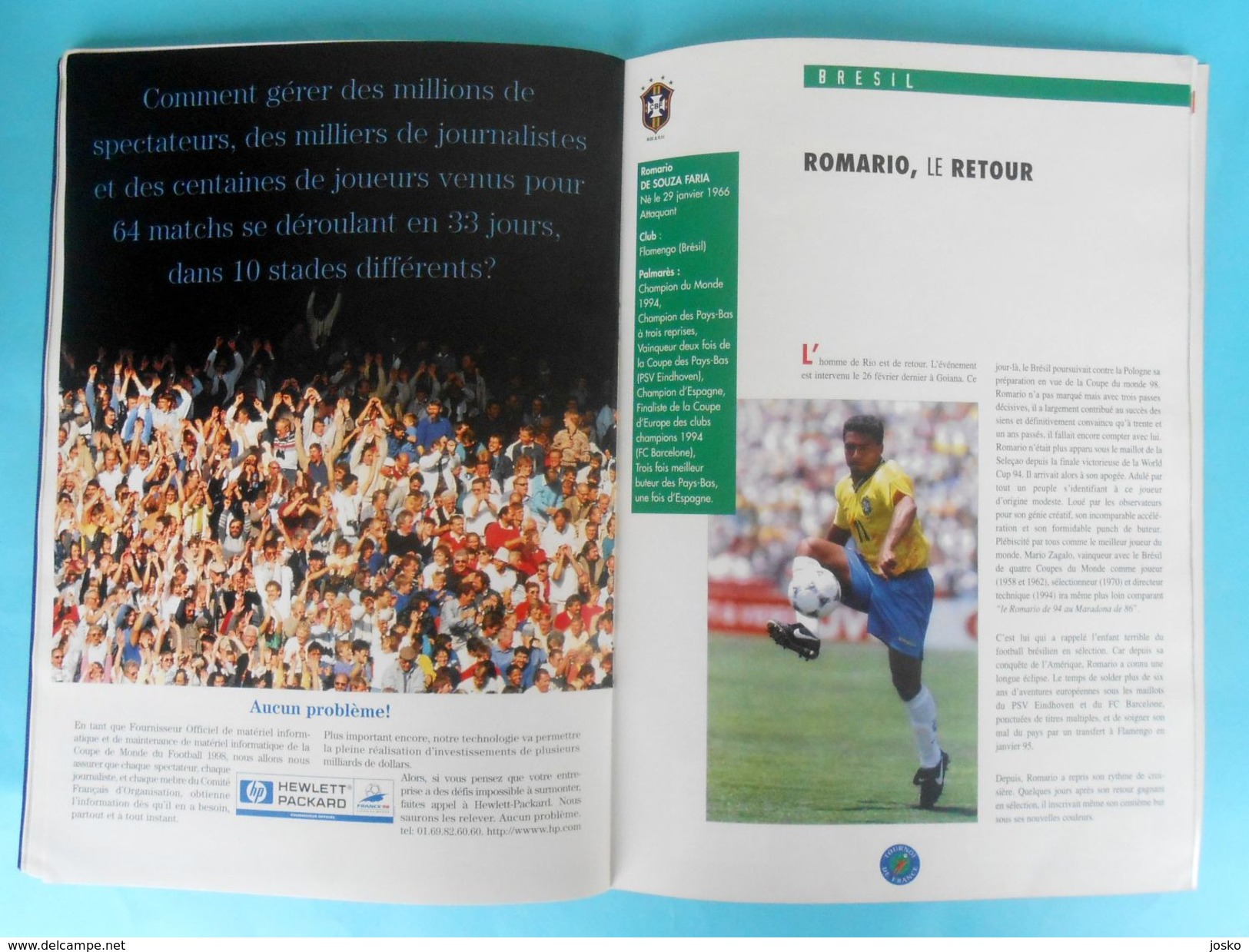 1997. TOURNOI DE FRANCE ... ENGLAND BRAZIL FRANCE ITALY football soccer programme fussball programm programma programa