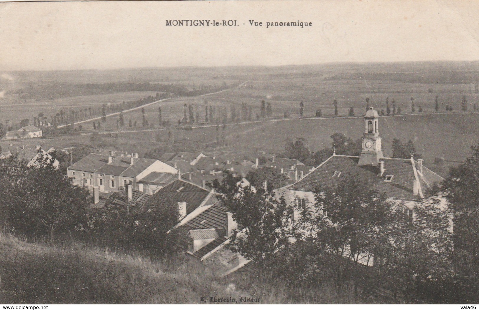 MONTIGNY LE ROI  52  HAUTE MARNE  CPA  VUE PANORAMIQUE - Montigny Le Roi