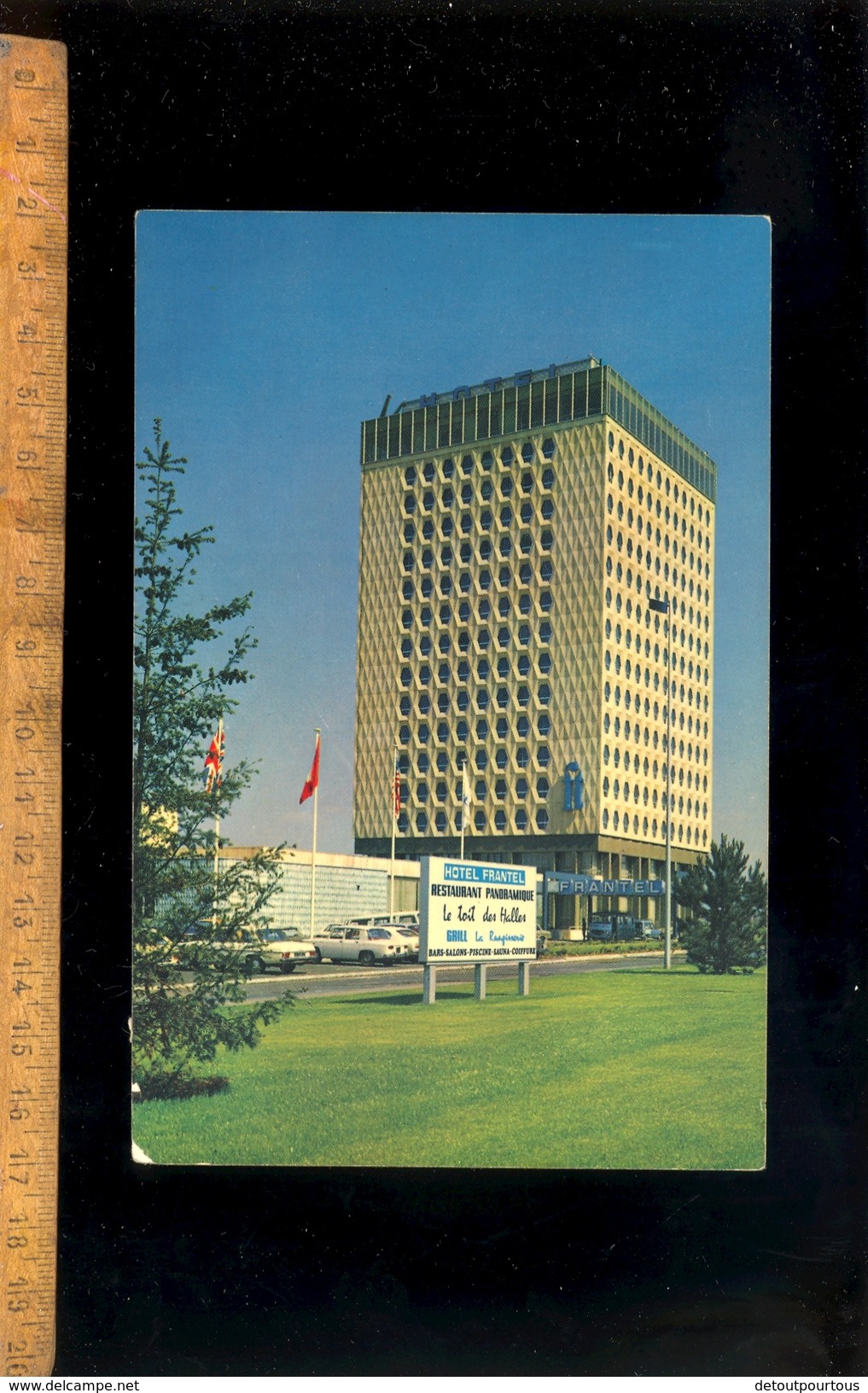 RUNGIS ORLY 94 : Hotel FRANTEL RUNGIS ORLY 20 Avenue Lindbergh Restaurant Le Toit Des Halles Bar Galaxie  1972 - Rungis