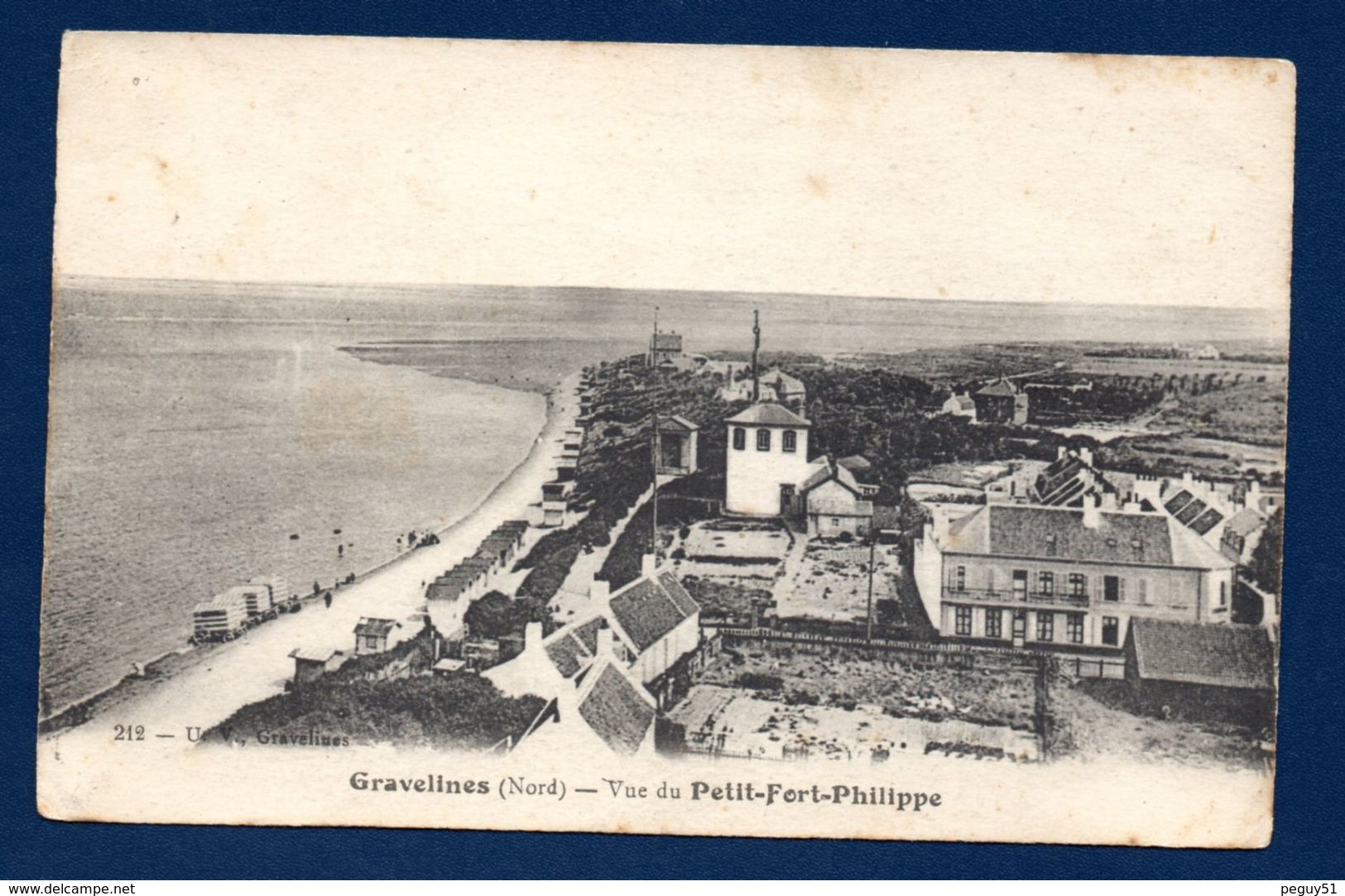 59. Gravelines. Vue Du Petit-Fort-Philippe. Franchise Militaire Belgique , 6ème Division D'Armée. Avril 1917 - Gravelines