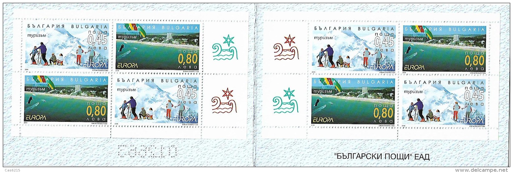 Bulgaria 2004 Europa Vacances, 1 Carnet Mnh - 2004