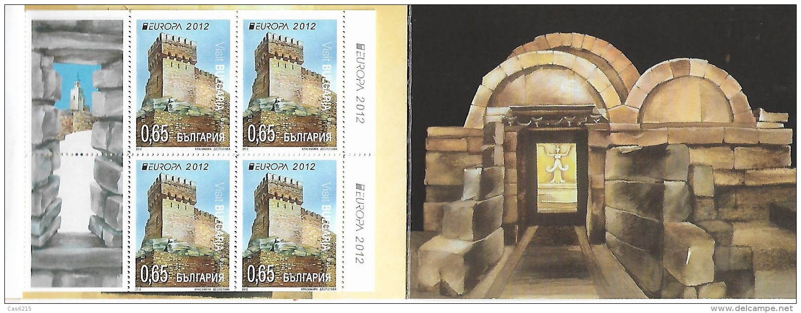 Bulgaria 2012 Europa Tourisme, 1 Carnet Mnh - 2012