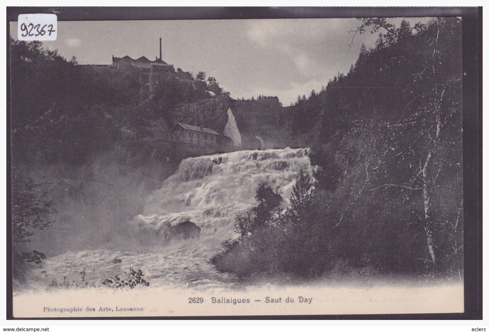 DISTRICT D'ORBE - VALLORBE - LE SAUT DU DAY - TB - Vallorbe