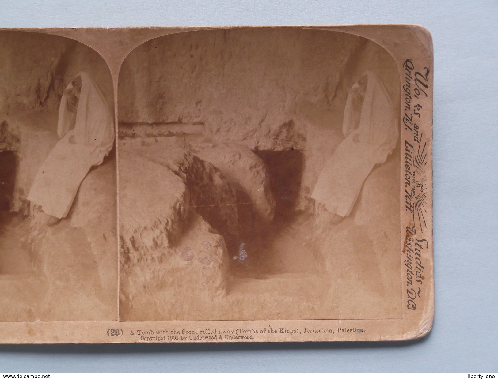 Tombs Of The Kings JERUSALEM Palestine (28) Stereo Photo Underwood ( Voir Photo Pour Detail ) ! - Photos Stéréoscopiques