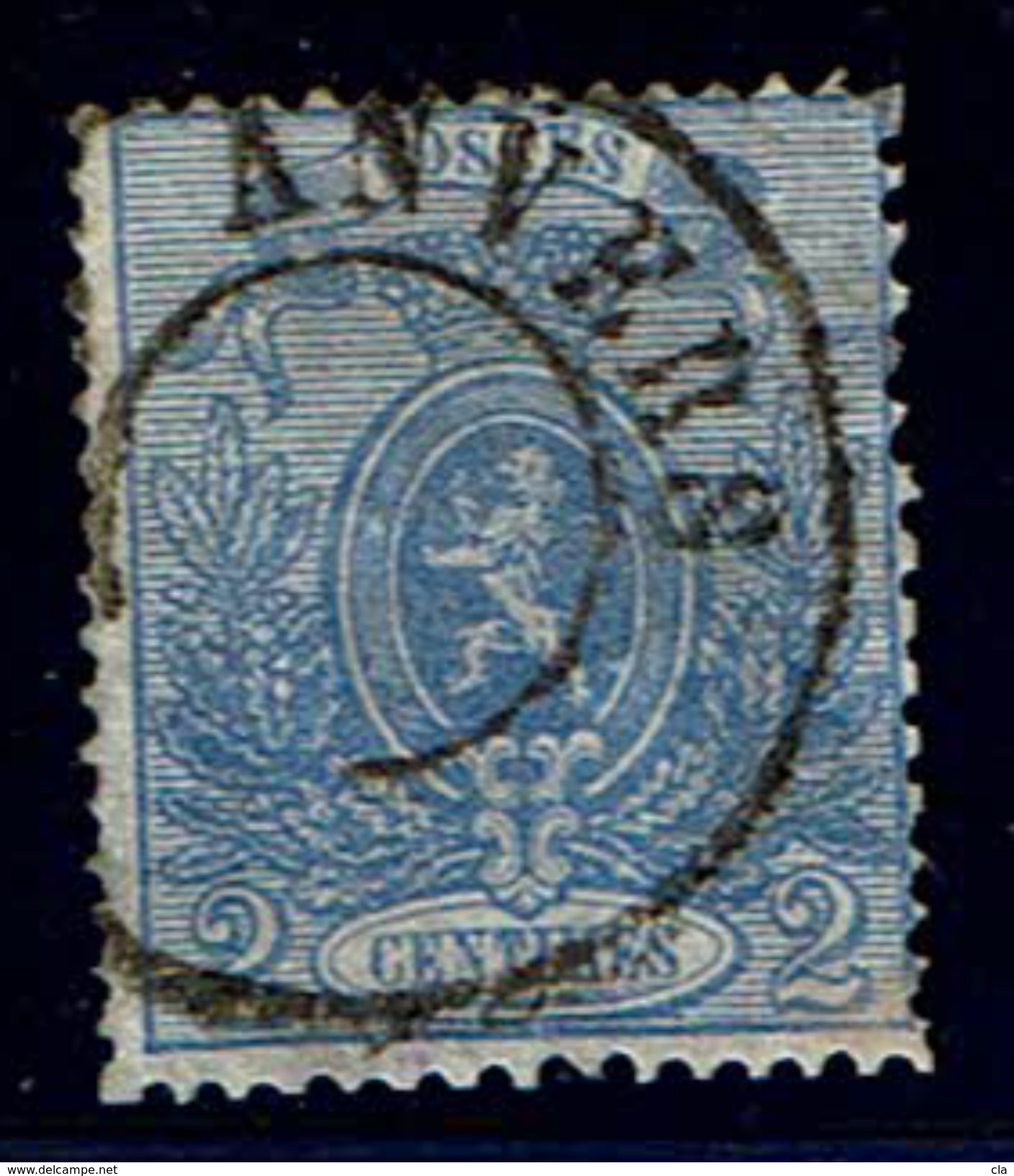 24Ab Obl  Aminci  Défauts  Beau De Face  135 - 1866-1867 Petit Lion