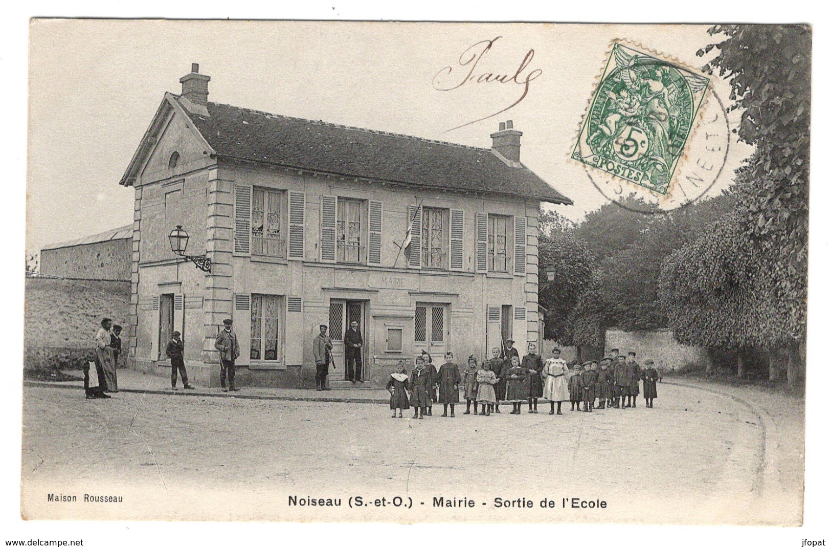 94 VAL DE MARNE - NOISEAU Mairie, Sortie De L'école (voir Descriptif) - Noiseau