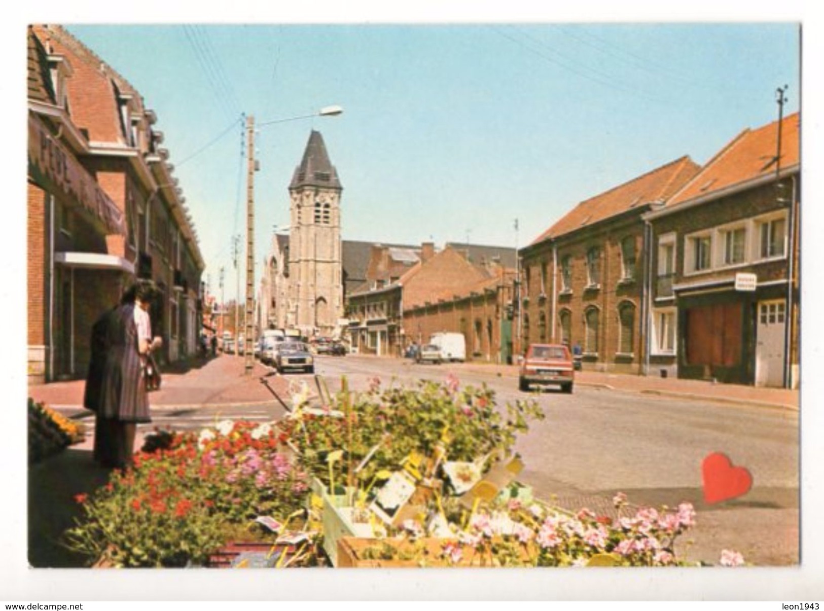 17614-LE-59-SECLIN-Rue Roger-Bouvry-------------animée-voitures - Seclin