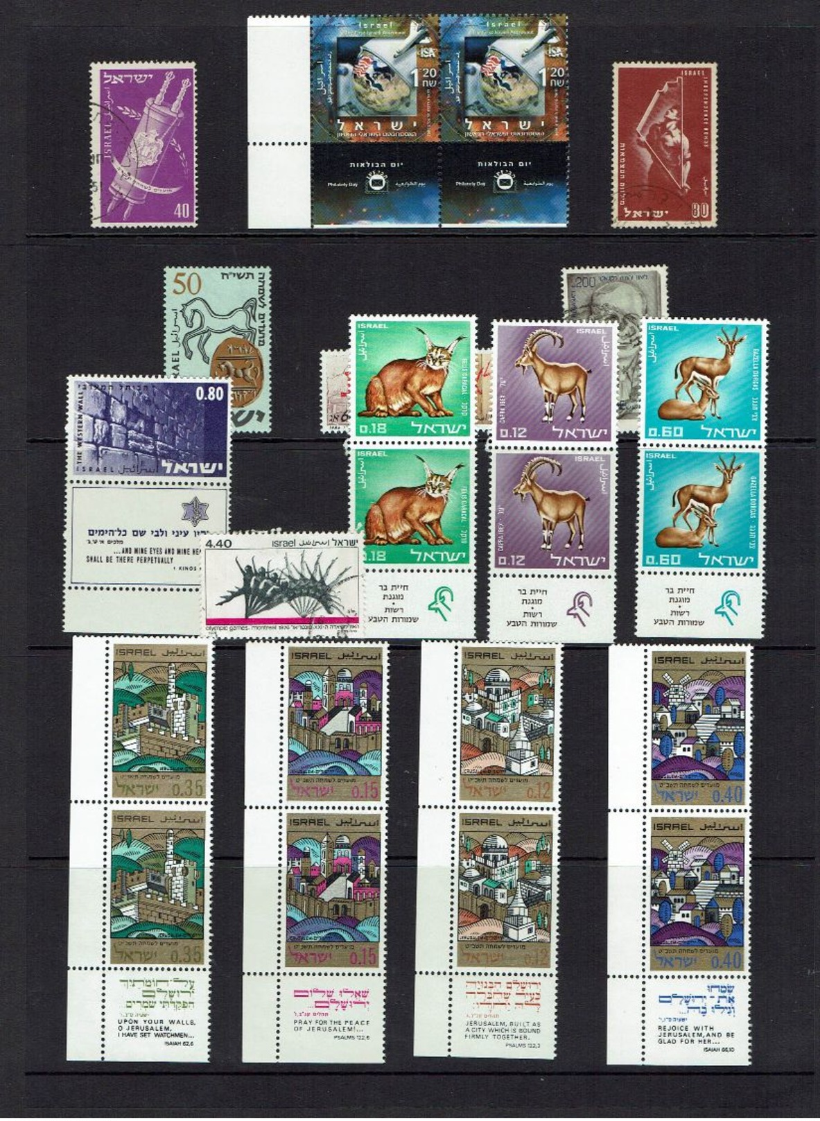 ISRAEL...EARLY SELECTION...liquidation...many MNH With Tabs - Lots & Kiloware (mixtures) - Max. 999 Stamps