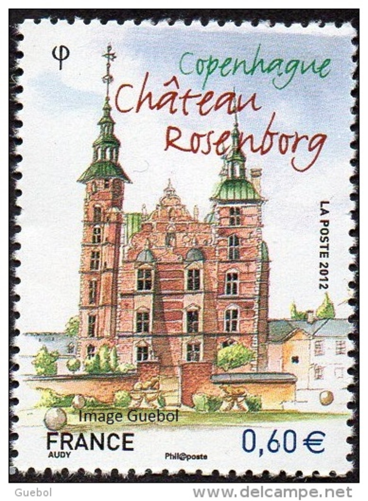 France N° 4639 ** Capitales Européennes - Copenhague - Le Château Rosenborg - Unused Stamps