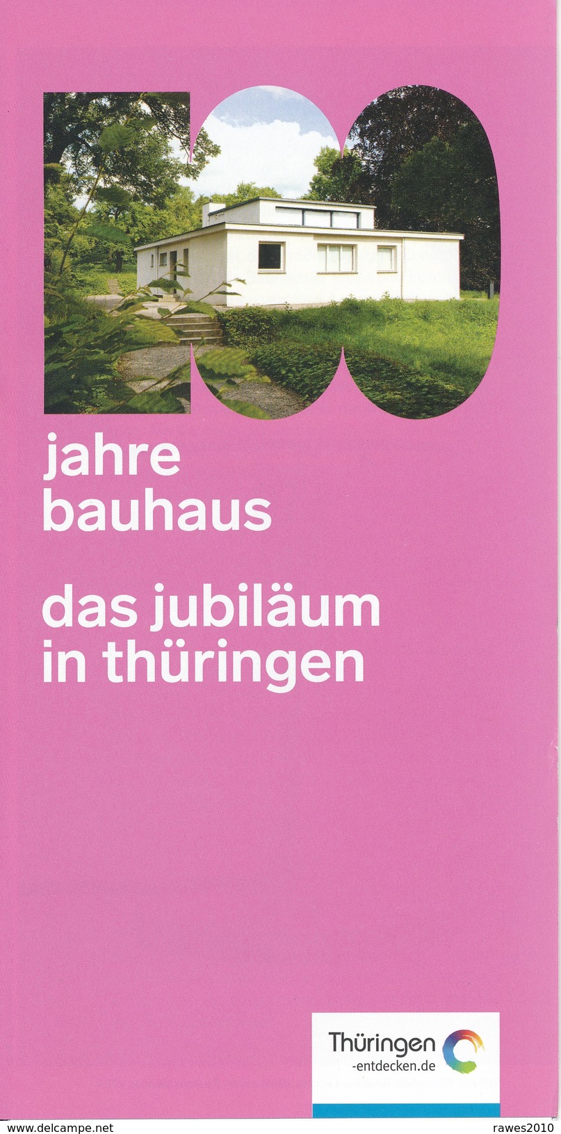 BRD Weimar 100 Jahre Bauhaus Das Jubiläum In Thüringen Faltblatt 6 Seiten - Thüringen