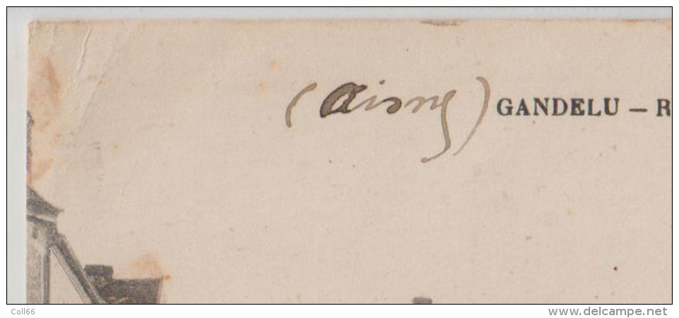 02 Gandelu 1915 Rue D'Orléans Et Place TB Animée éditeur Bailleux  430 Habitants En 1908 - Autres & Non Classés