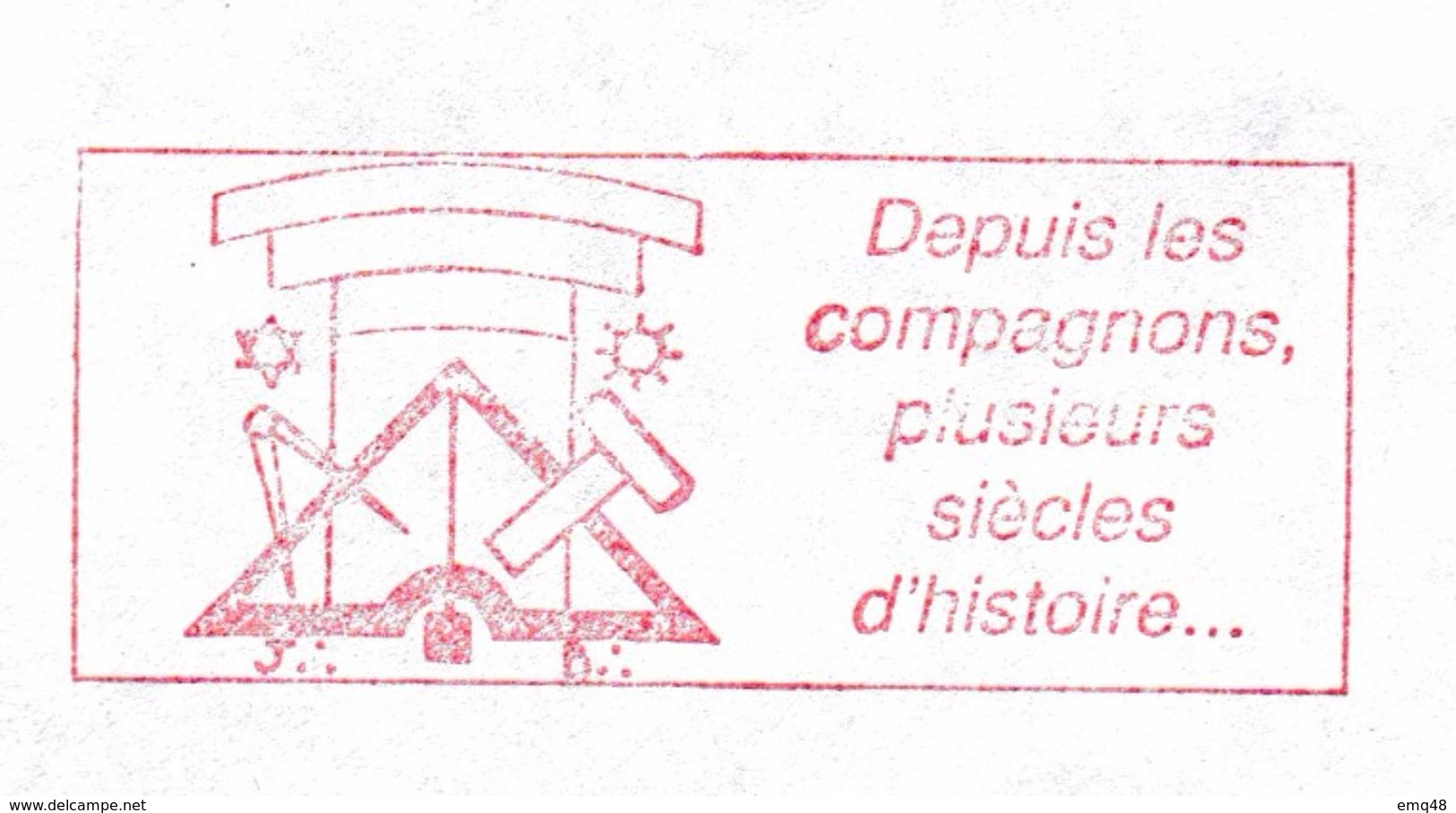 19 - FRANC-MAÇONNERIE (MASONIC) : E.M.Rouge Maçonnique 1990 : NOMBREUX SYMBOLES.tirage 100 Ex. - Francmasonería