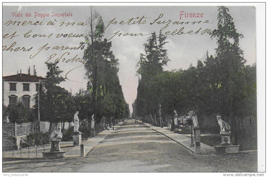 AK 0775  Firenze - Viale Del Poggio Imperiale Ca. Um 1910 - Firenze (Florence)