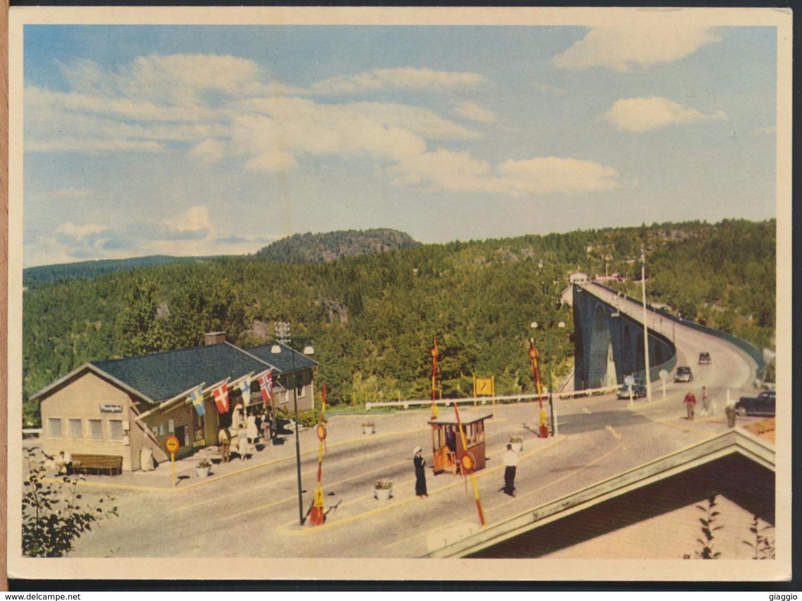 °°° 9239 - NORWAY - SVINESUND BRIDGE SEEN FROM A NEARBY SWEDISH CUSTUM HOUSE °°° - Norwegen