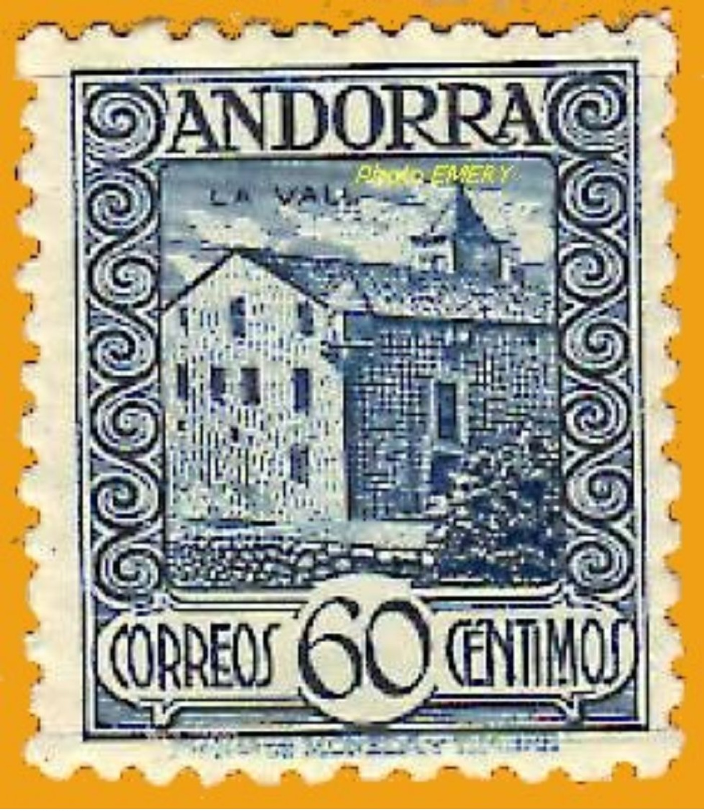 Andorra Andorre 1935 Yt 40 Avec Charnière, Edi 40, Mi 40A, Sn 34 - Unused Stamps