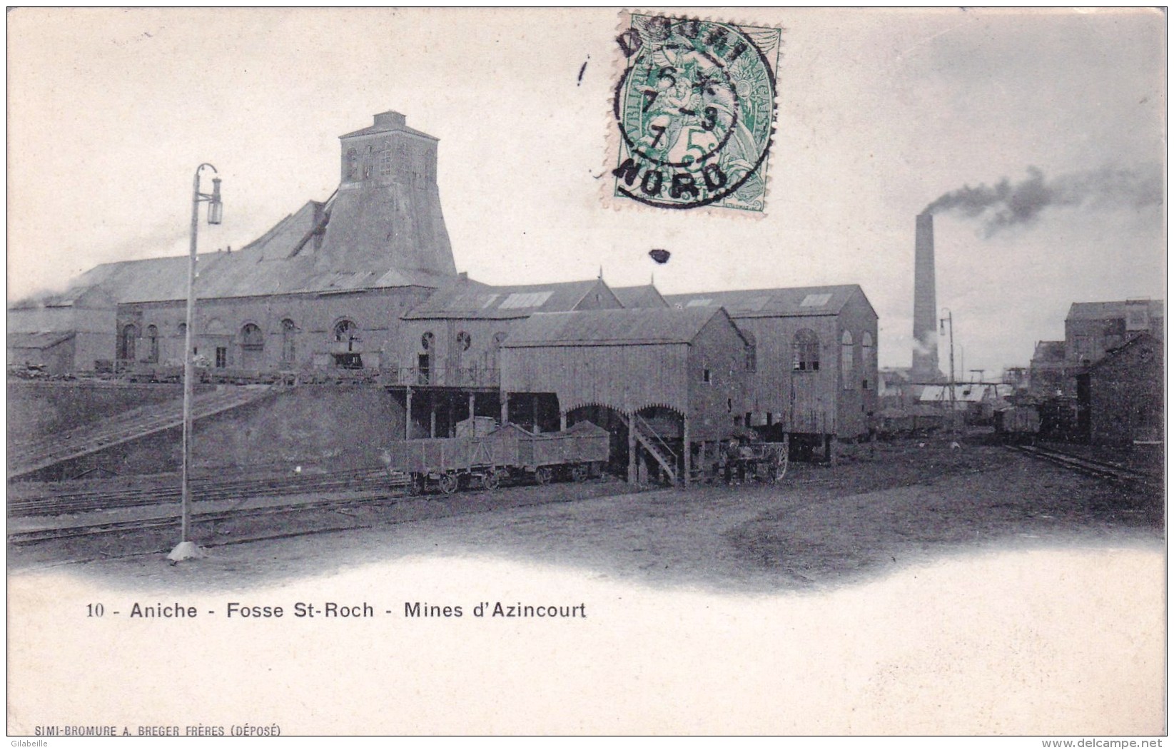 59 - Nord -  ANICHE  - Fosse Saint Roch -  Mines D Azincourt - Autres & Non Classés