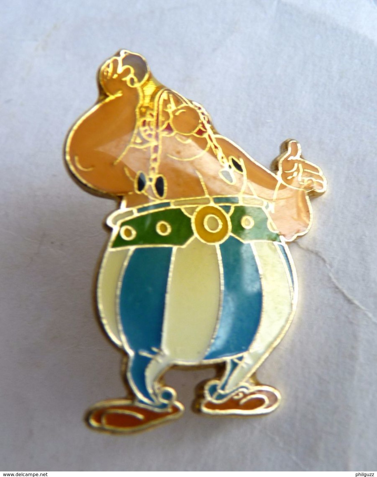 RARE PIN'S CORNER ASTERIX OBELIX SALUT - Pins