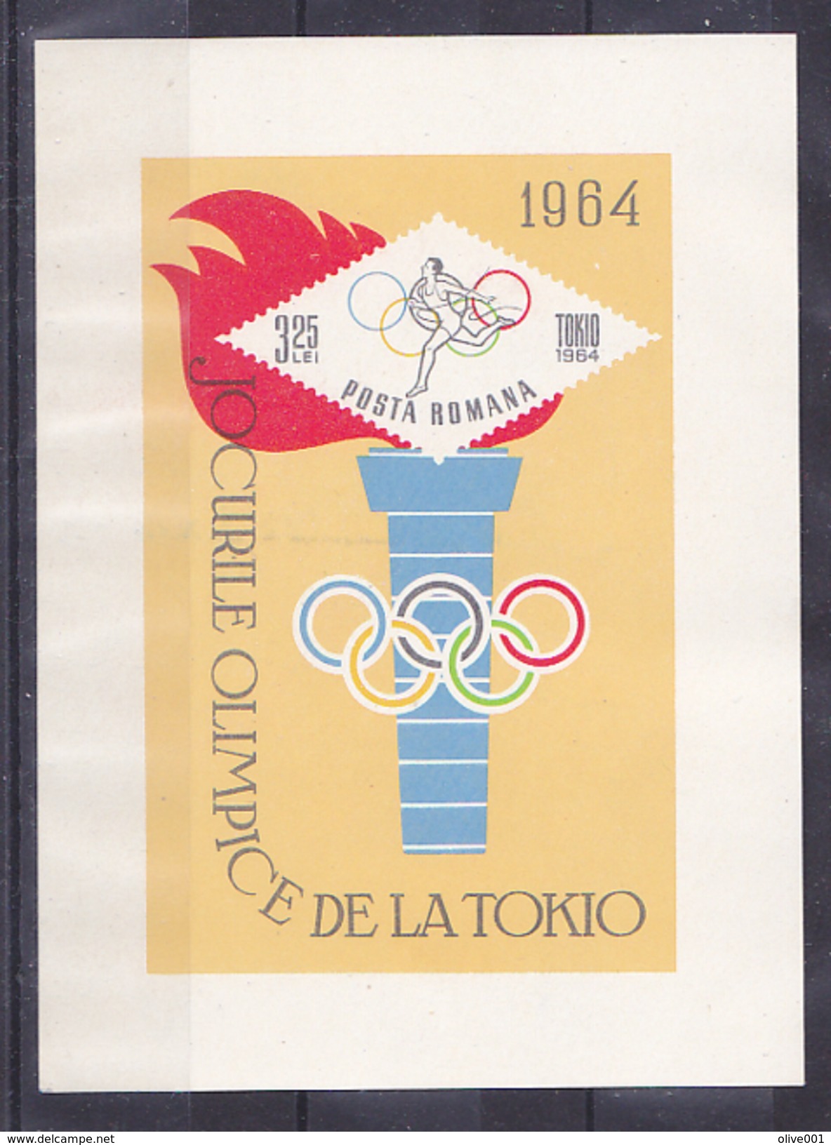 Roumanie Jeux Olympique De Tokyo 1964 Bloc Feuillet	Y&T BF N° 58 MNH **	** - Summer 1964: Tokyo
