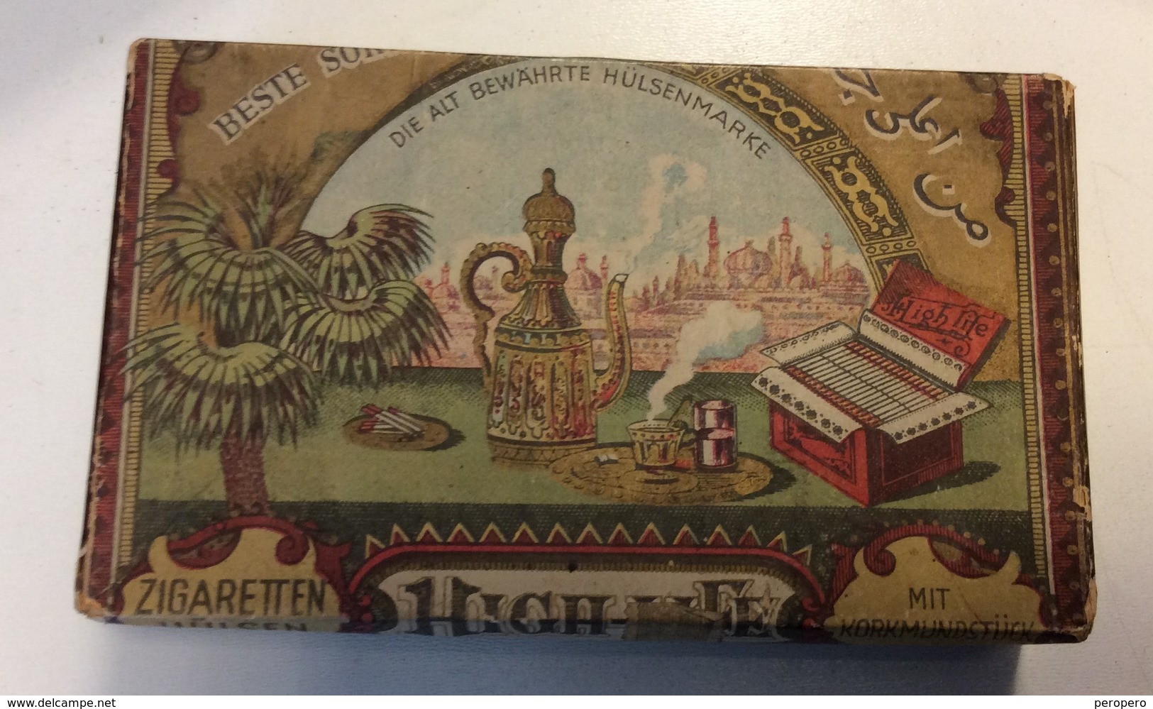 EMPTY  TOBACCO  RUSSIA   HIGH  LIFE   RARE!!!!!!!!!!!!!!!!!    13,5 X 8 Cm - Empty Tobacco Boxes