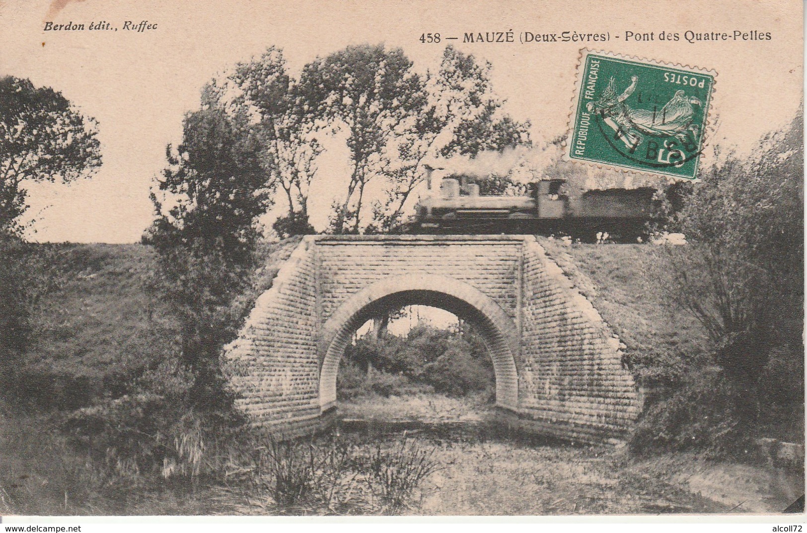 Mauze-Pont Des 4 Pelles-Edit.Berdon. - Mauze Sur Le Mignon