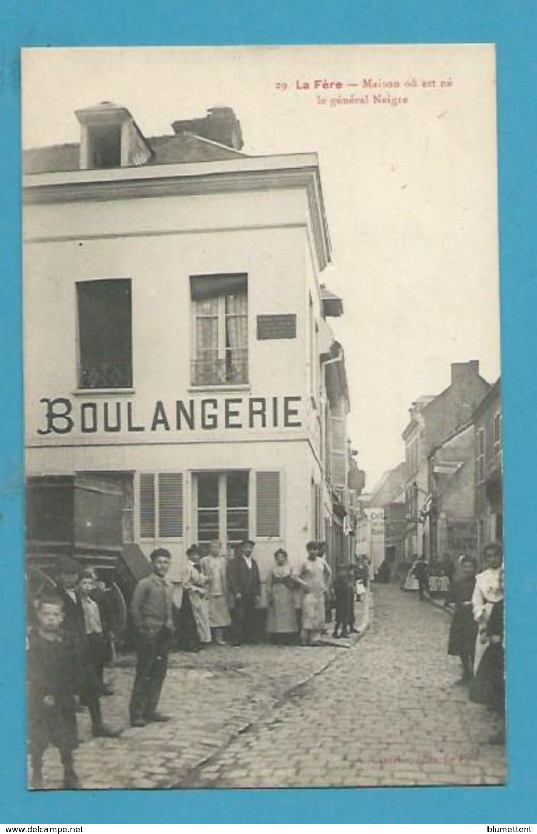 CPA 29 - Commerce Boulangerie Maison Où Est Né Le Général Neigre LA FERE 02 - Fere En Tardenois