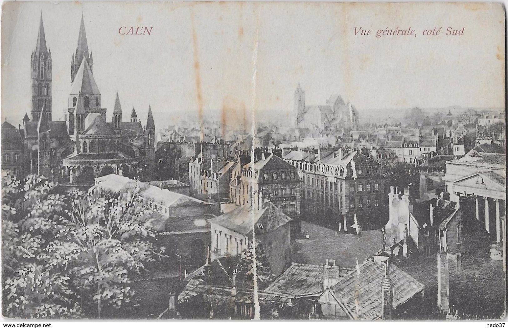 Caen - Vue Générale, Côté Sud - Caen