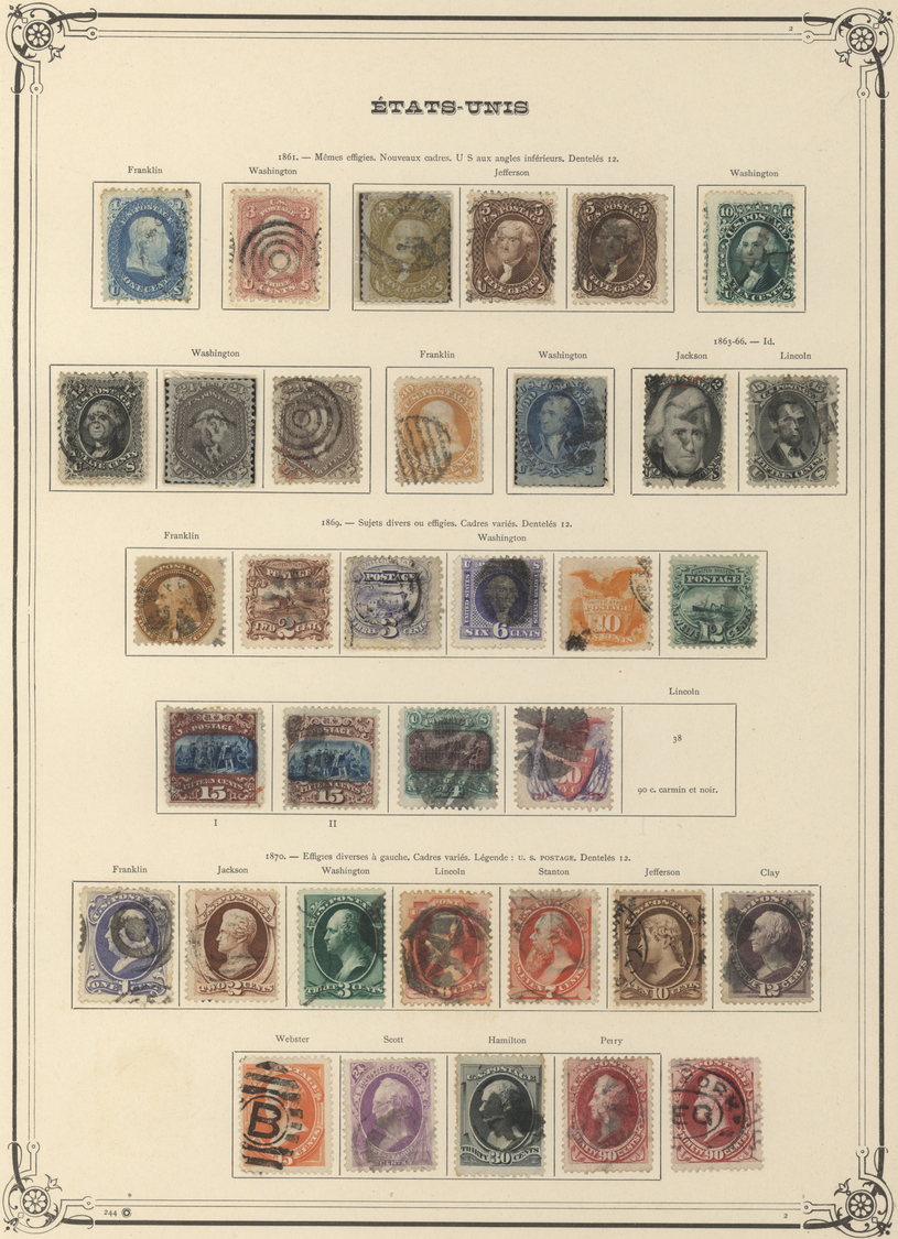 */O/Brfst/Br Nachlässe: 1850-1960 Ca.: Umfangreiche Sammlungen Verschiedener Länder Auf Vordrucken In Zwei Großen - Vrac (min 1000 Timbres)