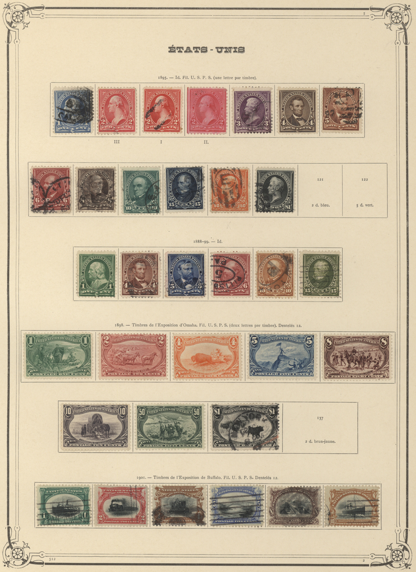 */O/Brfst/Br Nachlässe: 1850-1960 ca.: Umfangreiche Sammlungen verschiedener Länder auf Vordrucken in zwei großen