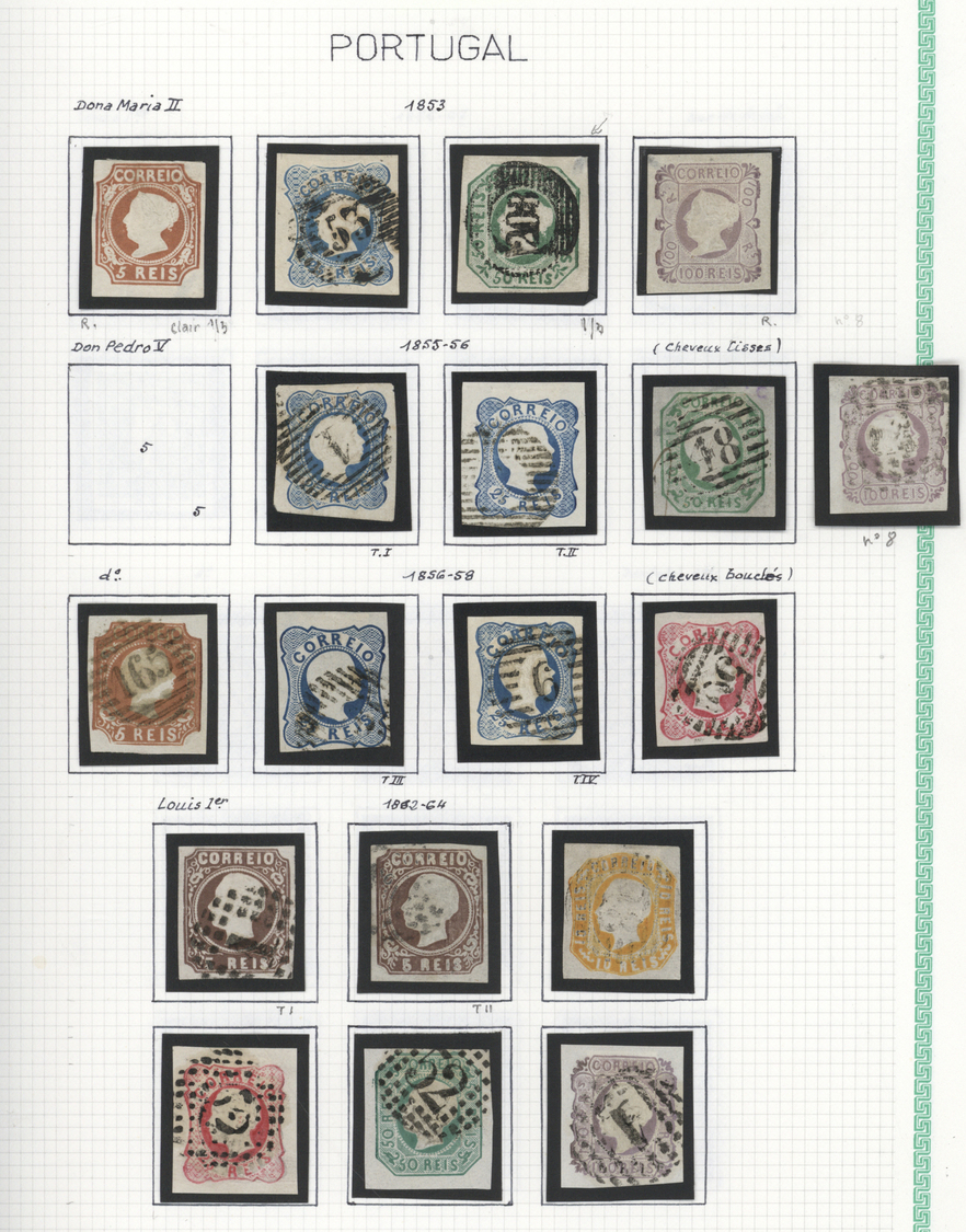 O/*/(*)/Br Nachlässe: EUROPE 1840/1960 (ca.), used and mint collection in four binders neatly arranged on album
