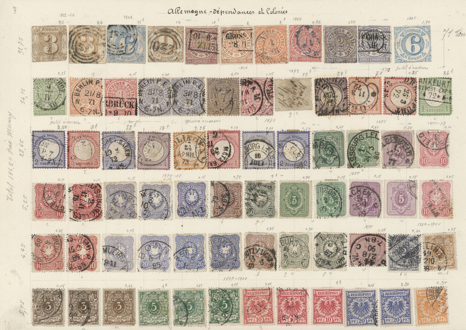 O/*/(*)/Br Nachlässe: ALL WORLD 1860/1940 (ca.), Used And Mint Collection In Three Ancient Maury Albums, Some I - Kilowaar (min. 1000 Zegels)