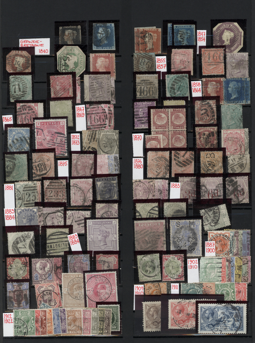 O/*/(*) Nachlässe: ALL WORLD 1840/1970 (ca.), Used And Mint Collection/accumulation In Two Stockbooks, Varie - Vrac (min 1000 Timbres)