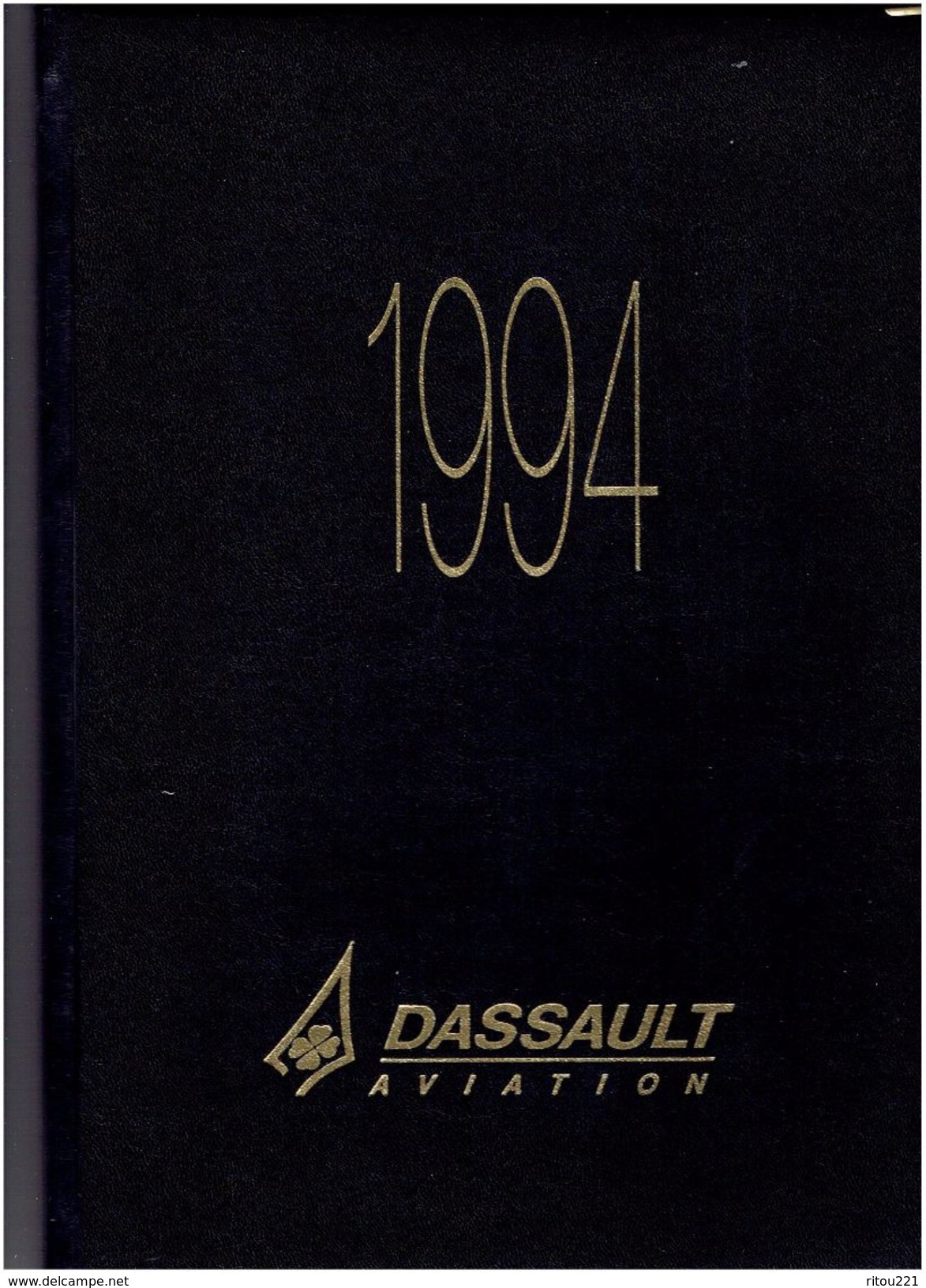 Agenda 1994 - DASSAULT AVIATION - Avion ESPACE VOITURE DE COURSE PEUGEOT 905 Esso HELARY BOUCHUT - Articles De Papeterie