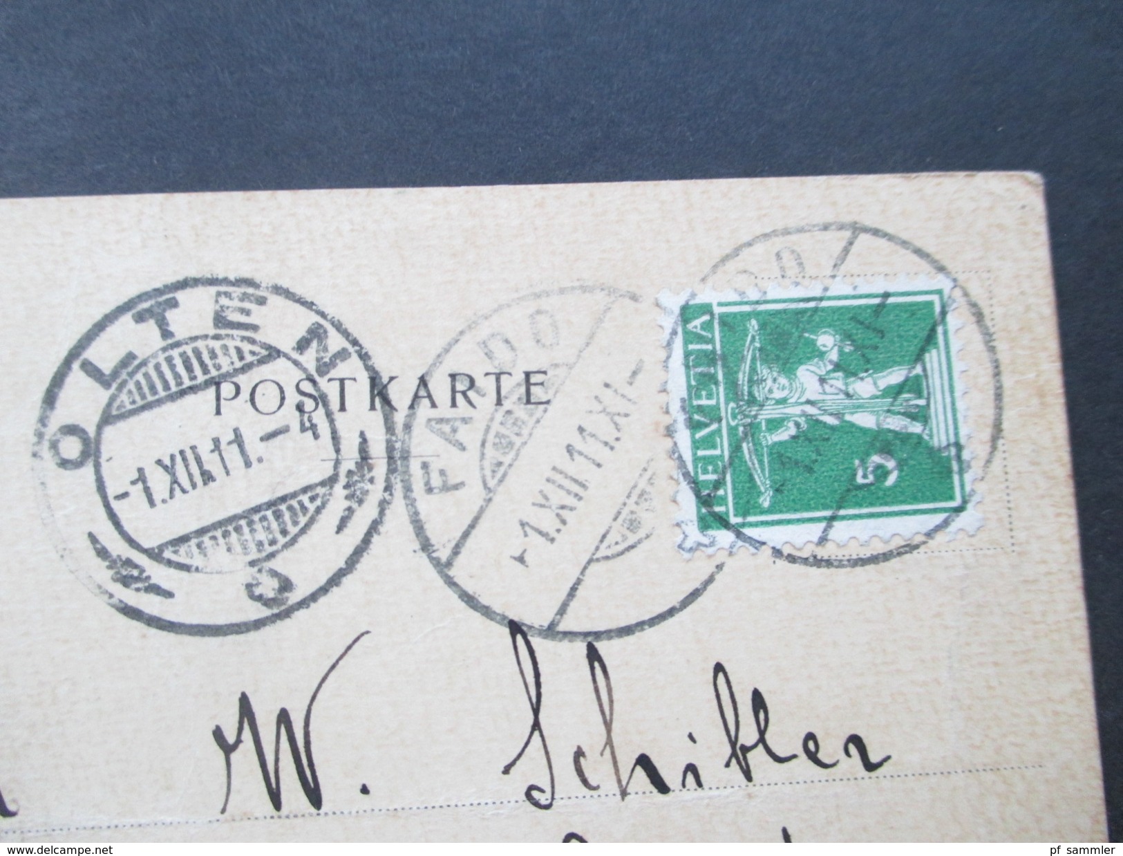 Schweiz 1911 Nr. 113 Type III EF Firmenpostkarte. Seeli Sisto Faido Weinhandlung. Alkohol - Storia Postale