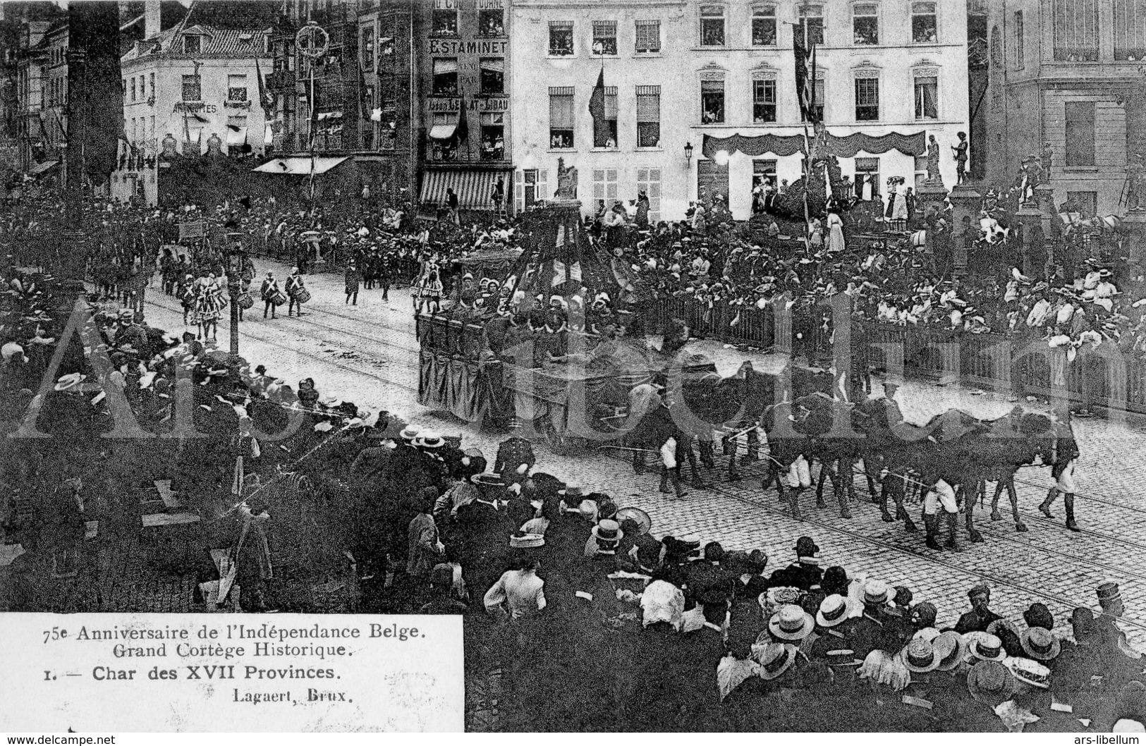 ROYALTY / België / Belgique / 75 Anniversaire De L'indépendance Belge / Bruxelles / Grand Cortège Historique / Unused - Feesten En Evenementen