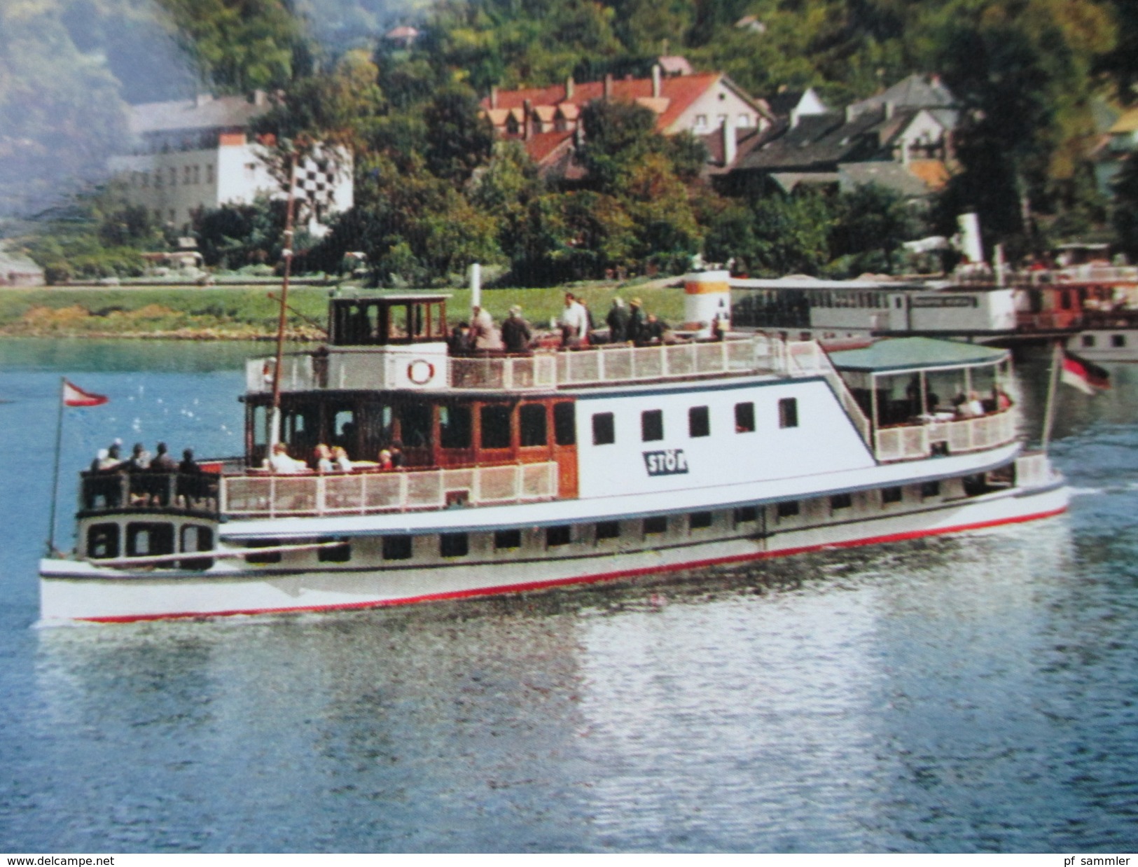 AK / Echtfoto MS Stör Personenschiffahrt Oberweser Hameln. Motorschiff Stör. - Traghetti