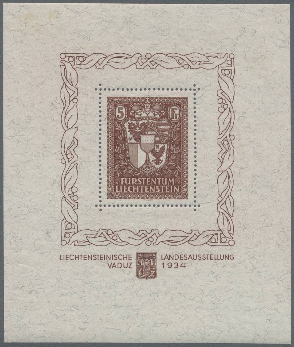 */**/O Liechtenstein: 1912/1966, Sammlung Im Müller-Vordruckalbum über Weite Strecken Komplett Mit Den Gute - Brieven En Documenten