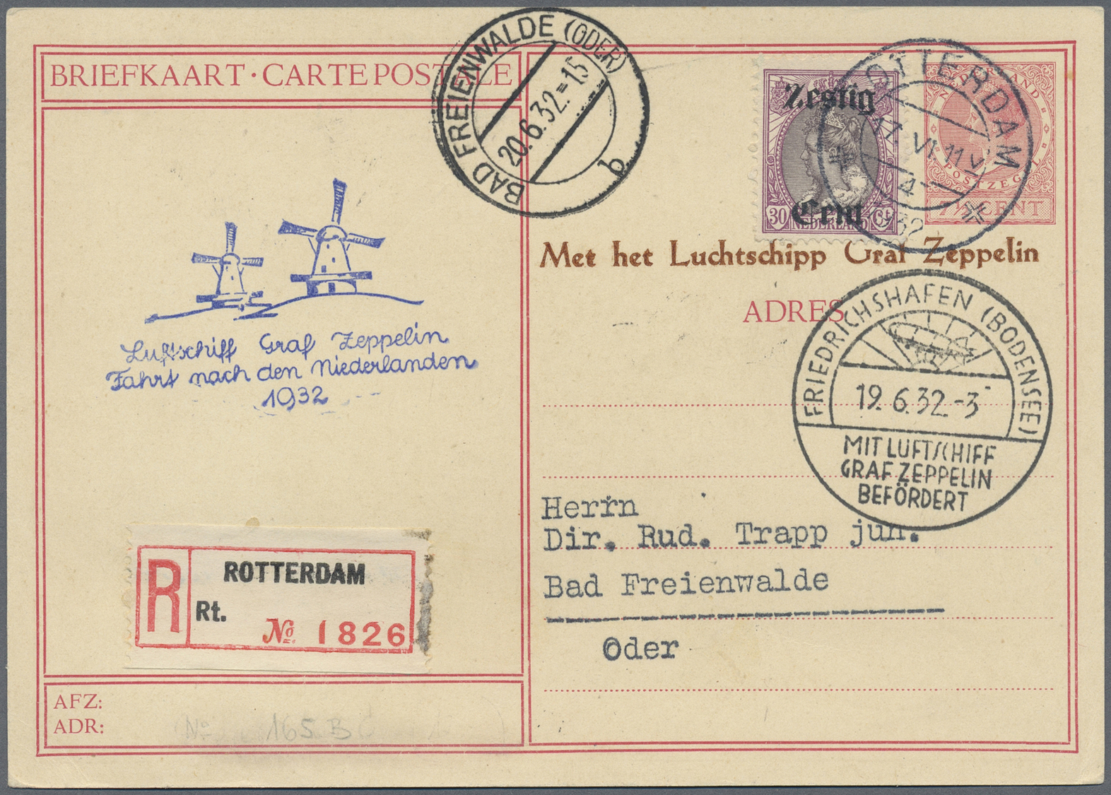 Br/GA Niederlande: 1874/1965 (ca.), Accumulation With About 150 Covers And Postal Stationeries With Severa - Brieven En Documenten