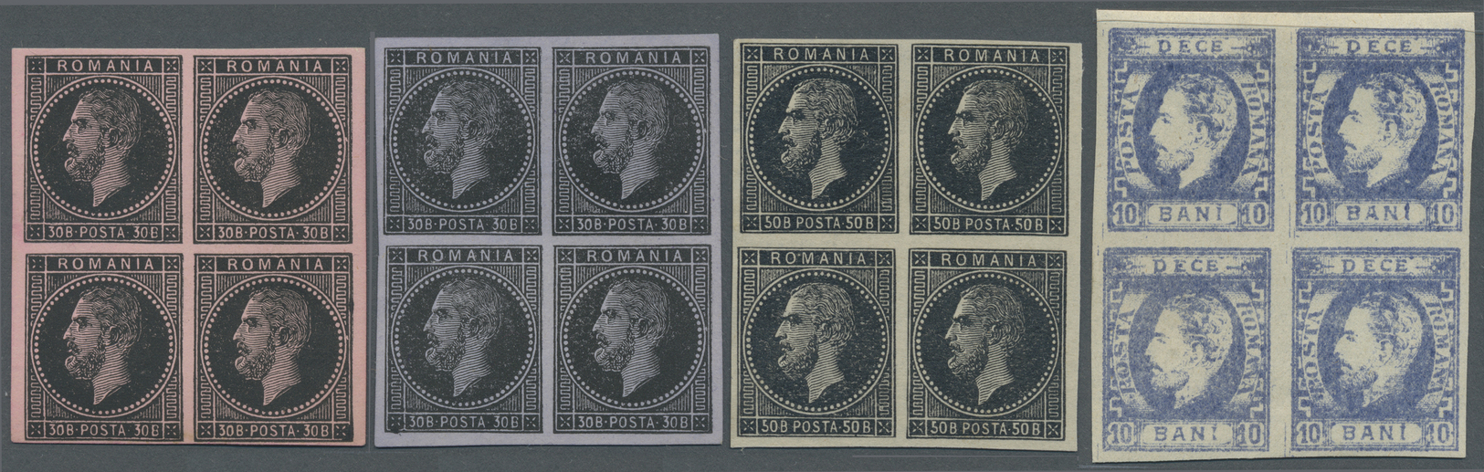 O/(*)/* Rumänien: 1858/1880, fantastic accumulation of the CLASSIC issues incl. Principality of MOLDOVA with