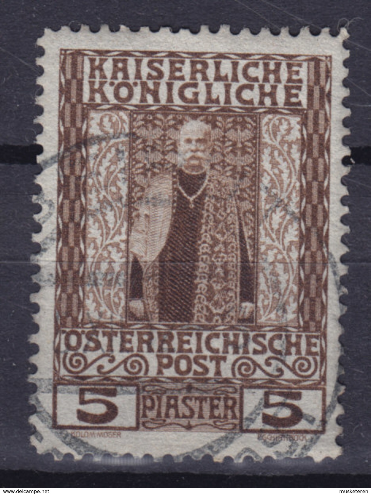 Austrian Post Levant 1908 Mi. 59   5 Pia Kaiser Franz Joseph - Eastern Austria