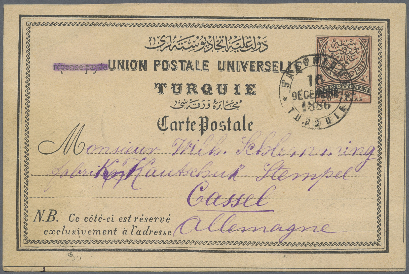 Br/GA Türkei: 1890/1947 (ca.), Accumulation With About 80 Covers And Postal Stationeries With Several Bett - Brieven En Documenten