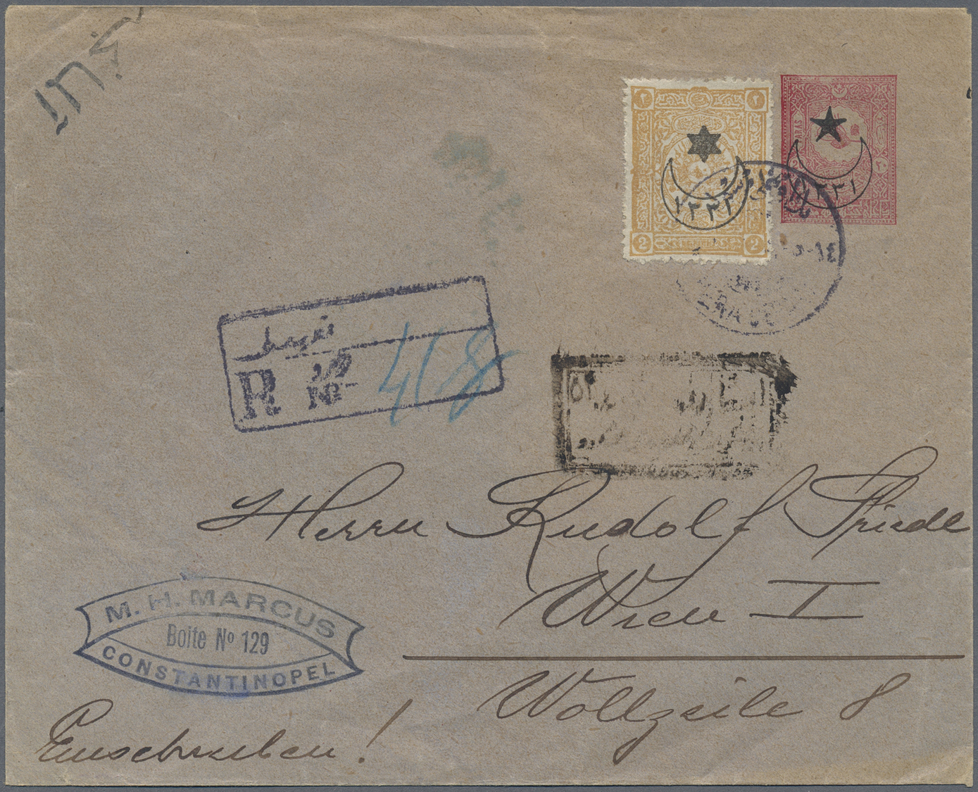 Br/GA Türkei: 1890/1947 (ca.), Accumulation With About 80 Covers And Postal Stationeries With Several Bett - Brieven En Documenten