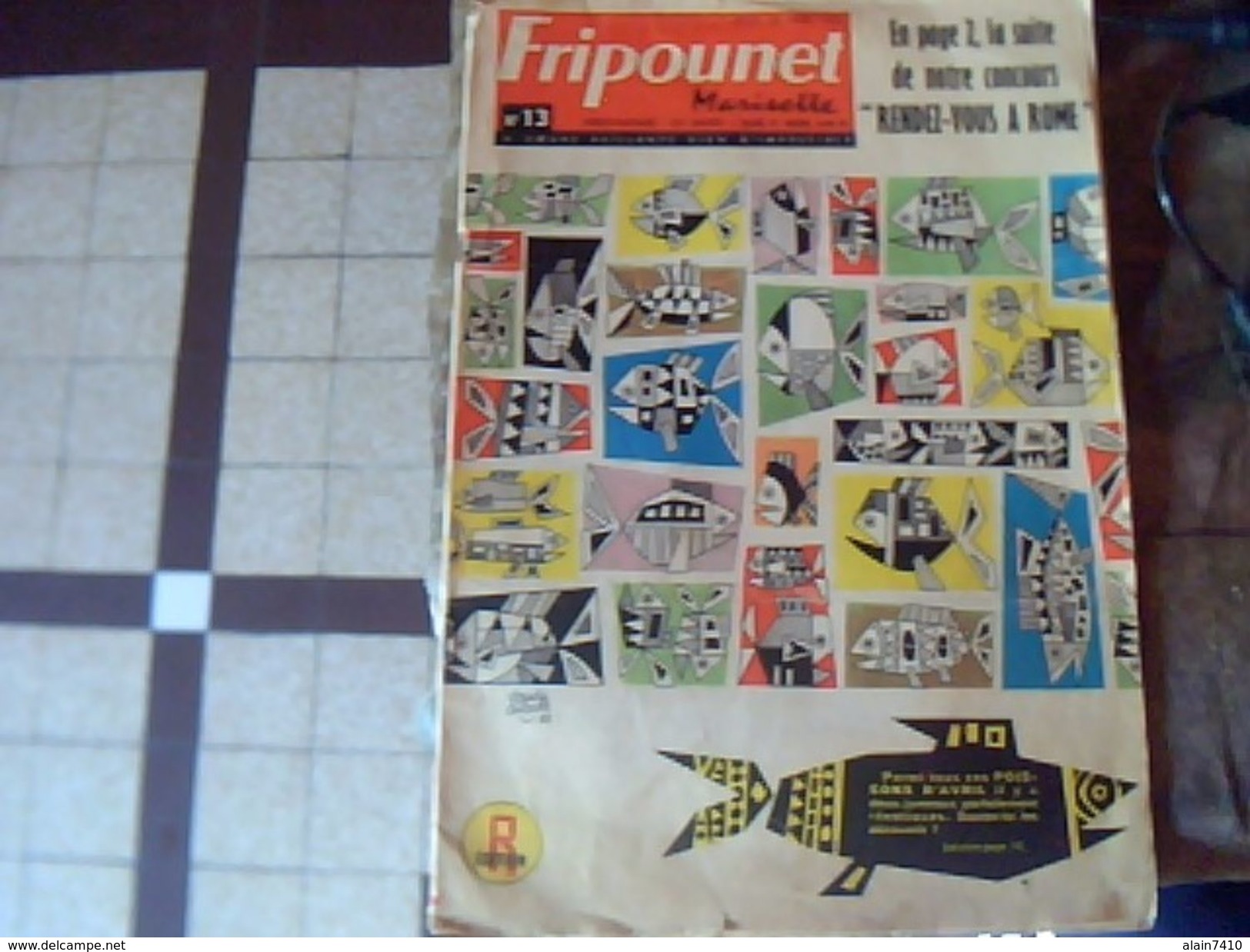 Bd Fripoune Marinette No13 -28 Mars 1963 - Fripounet