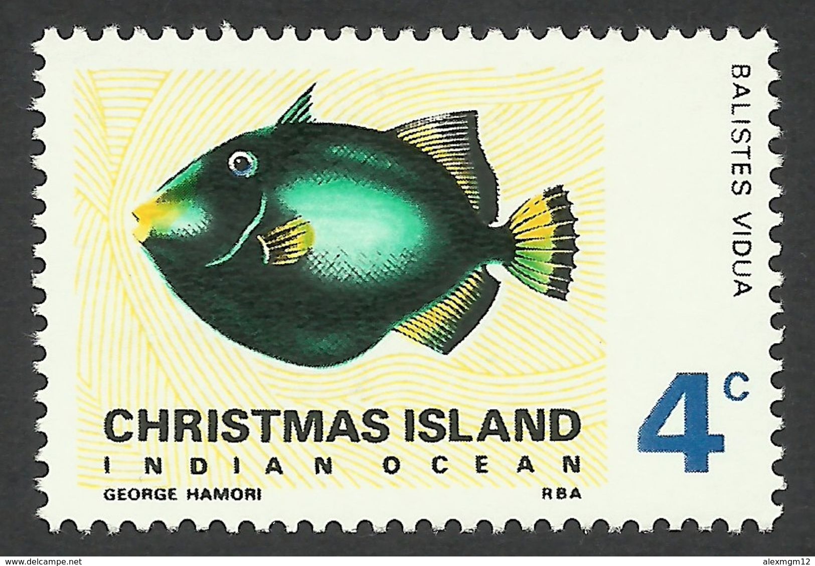 Christmas Island, 4 C. 1968, Sc # 25, Mi # 25, MH. - Christmas Island