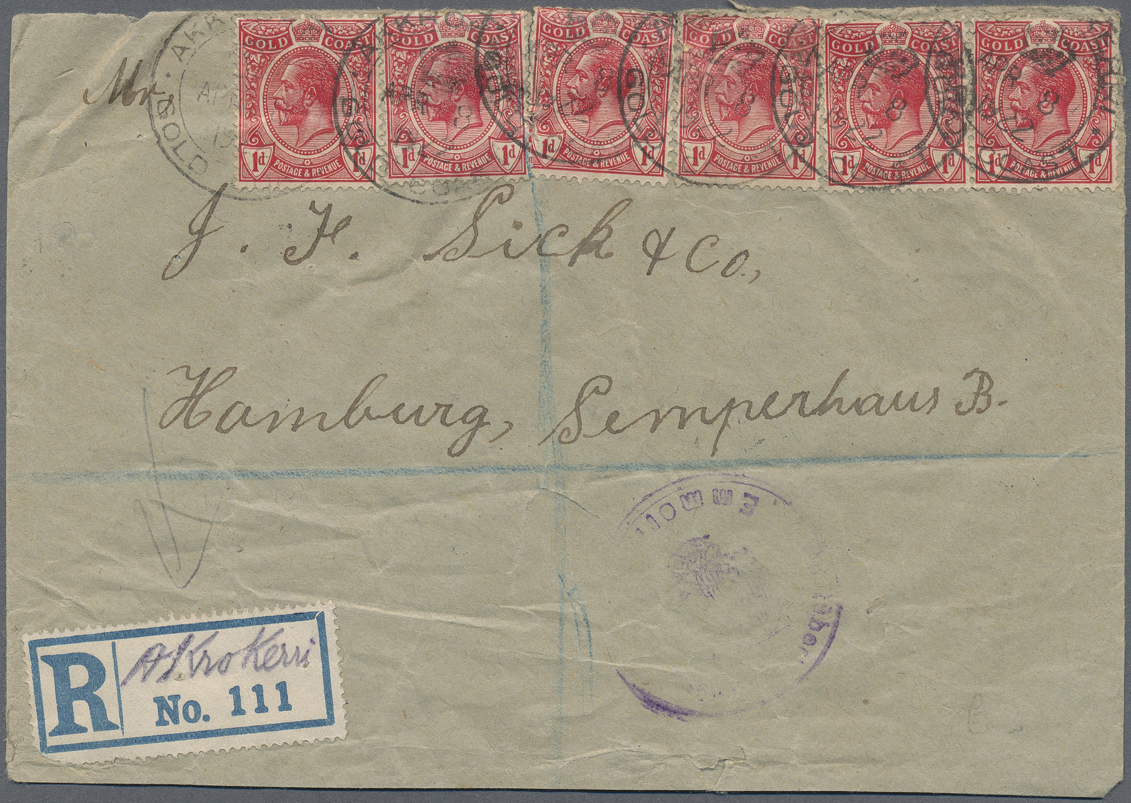 Br Goldküste: 1894/1952: 36 Interesting Envelopes, Picture Postcards And Postal Stationeries Including - Goudkust (...-1957)