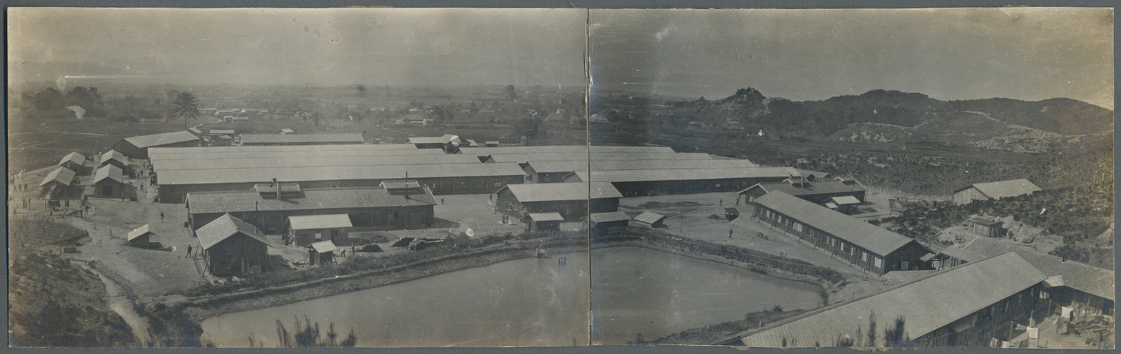 Br/ Lagerpost Tsingtau: Kurume, 1914/20,  outbound covers (16)  resp. cards (22), inc. intercamp cover t