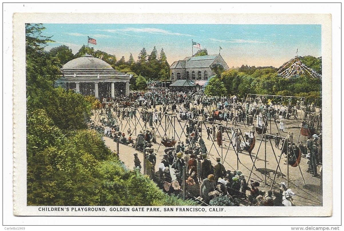 SAN FRANCISCO -  CHILDREN'S PLAYGROUND  GOLDEN GATE PARK - NV FP - San Francisco