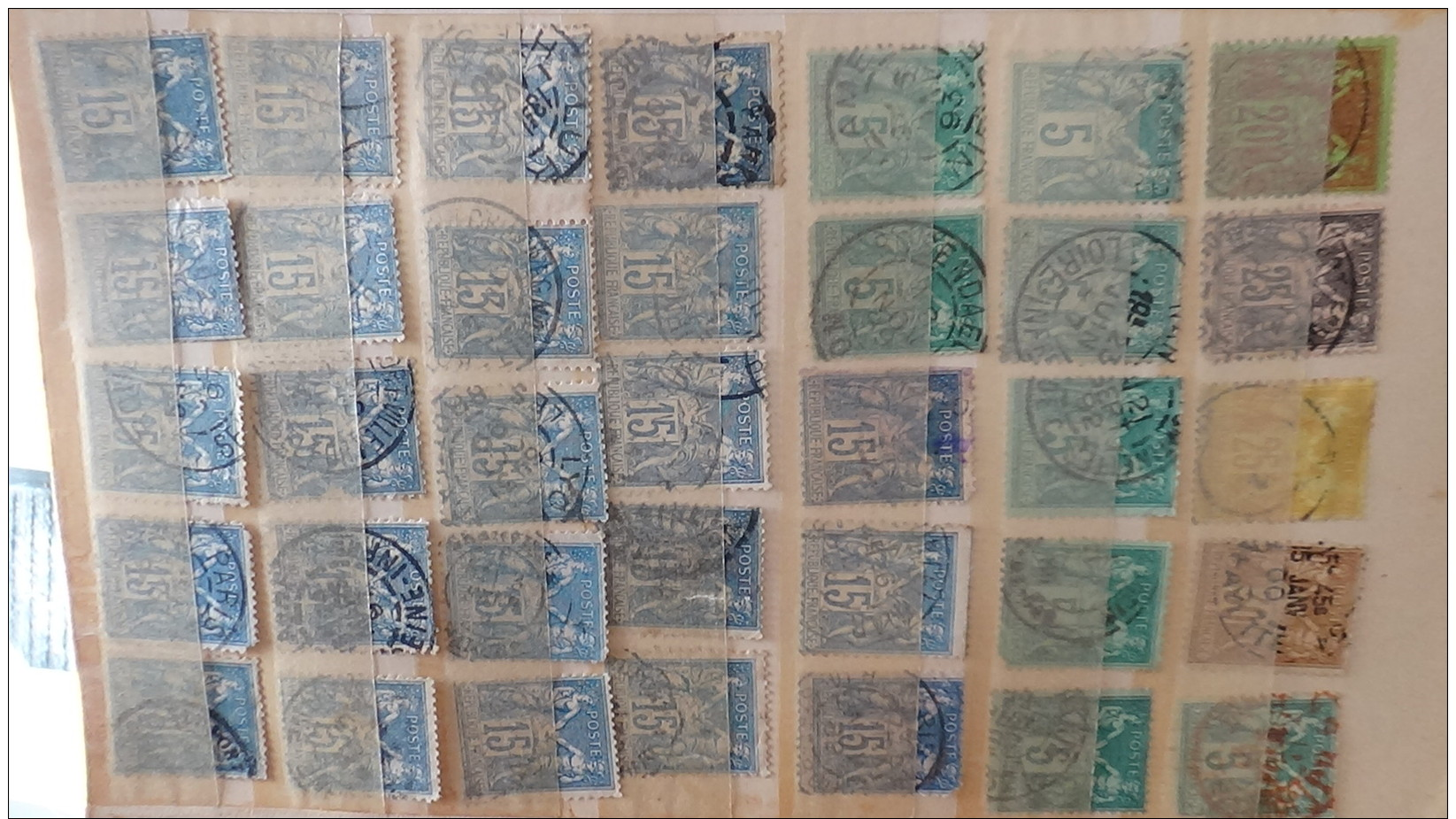 C Collection de timbres et courriers oblitérés de Fance avant 1903. A saisir !!!
