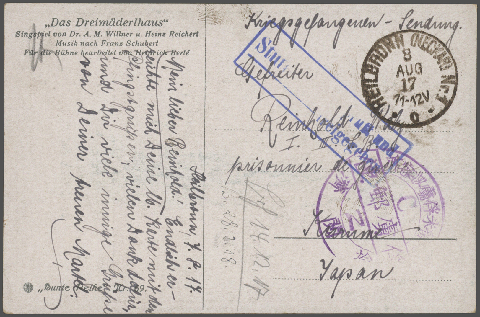 Br/GA Japan - Besonderheiten: 1883/2002,  covers/used ppc or stationery mostly to Europe inc. LCD (200+)